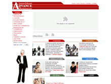 Tablet Screenshot of advanceassessoria.com.br